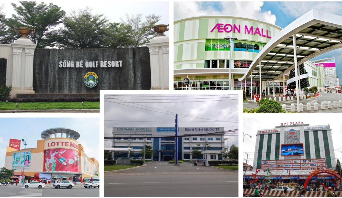 Tiện ích ngoại khu tại dự án Happy One Mori