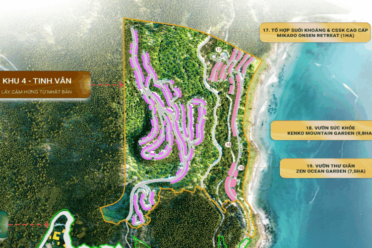 Thông tin khu 4 – Tinh Vân phong cách Nhật Bản